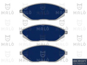 1051048 Sada brzdových destiček, kotoučová brzda AKRON-MALÒ