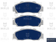 1051078 AKRON-MALÒ sada brzdových platničiek kotúčovej brzdy 1051078 AKRON-MALÒ