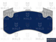 1051088 Sada brzdových destiček, kotoučová brzda AKRON-MALÒ