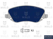 1051095 Sada brzdových destiček, kotoučová brzda AKRON-MALÒ
