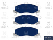 1051111 AKRON-MALÒ sada brzdových platničiek kotúčovej brzdy 1051111 AKRON-MALÒ