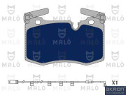 1051116 AKRON-MALÒ sada brzdových platničiek kotúčovej brzdy 1051116 AKRON-MALÒ