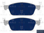 1051121 AKRON-MALÒ sada brzdových platničiek kotúčovej brzdy 1051121 AKRON-MALÒ