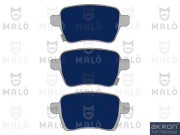 1051139 AKRON-MALÒ sada brzdových platničiek kotúčovej brzdy 1051139 AKRON-MALÒ