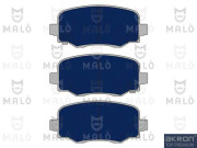 1051152 AKRON-MALÒ sada brzdových platničiek kotúčovej brzdy 1051152 AKRON-MALÒ