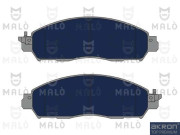 1051174 Sada brzdových destiček, kotoučová brzda AKRON-MALÒ