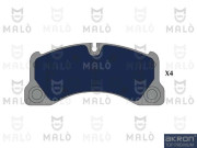 1051186 AKRON-MALÒ sada brzdových platničiek kotúčovej brzdy 1051186 AKRON-MALÒ