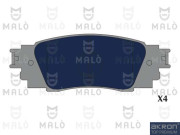 1051213 AKRON-MALÒ sada brzdových platničiek kotúčovej brzdy 1051213 AKRON-MALÒ