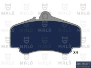 1051232 AKRON-MALÒ sada brzdových platničiek kotúčovej brzdy 1051232 AKRON-MALÒ