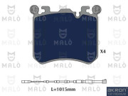 1051242 AKRON-MALÒ sada brzdových platničiek kotúčovej brzdy 1051242 AKRON-MALÒ