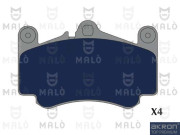 1051274 AKRON-MALÒ sada brzdových platničiek kotúčovej brzdy 1051274 AKRON-MALÒ