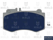 1051308 AKRON-MALÒ sada brzdových platničiek kotúčovej brzdy 1051308 AKRON-MALÒ