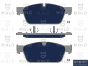 1051311 Sada brzdových destiček, kotoučová brzda AKRON-MALÒ