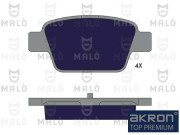1051382 AKRON-MALÒ sada brzdových platničiek kotúčovej brzdy 1051382 AKRON-MALÒ