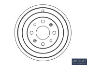 1120013 Brzdový buben AKRON-MALÒ