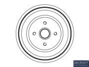 1120078 Brzdový buben AKRON-MALÒ