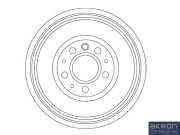 1120095 Brzdový buben AKRON-MALÒ