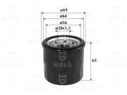 1510064 AKRON-MALÒ olejový filter 1510064 AKRON-MALÒ