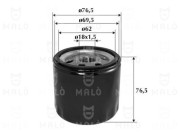 1510221 AKRON-MALÒ olejový filter 1510221 AKRON-MALÒ