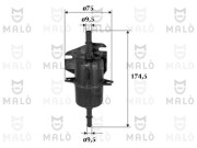 1520089 Palivový filtr AKRON-MALÒ