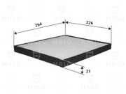 1530211 Filtr, vzduch v interiéru AKRON-MALÒ