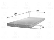 1531091 Filtr, vzduch v interiéru AKRON-MALÒ