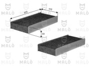 1532222 Filtr, vzduch v interiéru AKRON-MALÒ