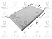 1532381 Filtr, vzduch v interiéru AKRON-MALÒ