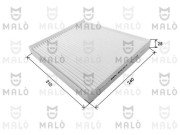 1532391 Filtr, vzduch v interiéru AKRON-MALÒ