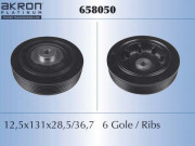 658050 Řemenice, klikový hřídel AKRON-MALÒ