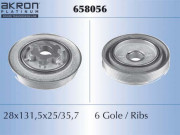 658056 Řemenice, klikový hřídel AKRON-MALÒ