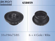 658059 Řemenice, klikový hřídel AKRON-MALÒ