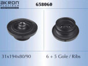 658060 Řemenice, klikový hřídel AKRON-MALÒ