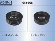 658068 Řemenice, klikový hřídel AKRON-MALÒ