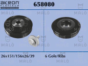 658080 Řemenice, klikový hřídel AKRON-MALÒ