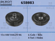 658083 Řemenice, klikový hřídel AKRON-MALÒ