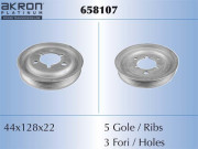 658107 Řemenice, klikový hřídel AKRON-MALÒ