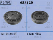 658120 Řemenice, klikový hřídel AKRON-MALÒ