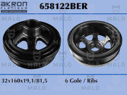 658122BER Řemenice, klikový hřídel AKRON-MALÒ