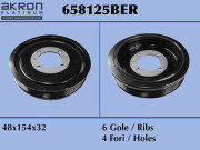 658125BER Řemenice, klikový hřídel AKRON-MALÒ