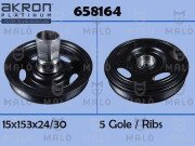 658164 Řemenice, klikový hřídel AKRON-MALÒ