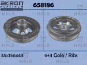 658186 Řemenice, klikový hřídel AKRON-MALÒ