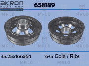 658189 Řemenice, klikový hřídel AKRON-MALÒ