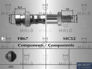 80149 Držák, brzdová hadice AKRON-MALÒ