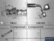 80523 Brzdová hadice AKRON-MALÒ