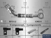 80674 Brzdová hadice AKRON-MALÒ