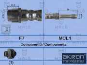 80895 Brzdová hadice AKRON-MALÒ