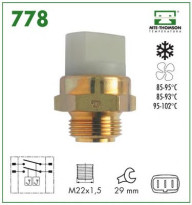 778 MTE-THOMSON teplotný spínač ventilátora chladenia 778 MTE-THOMSON
