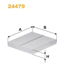 24479 Filtr, vzduch v interiéru WIX FILTERS