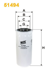 51494 WIX FILTERS filter pracovnej hydrauliky 51494 WIX FILTERS